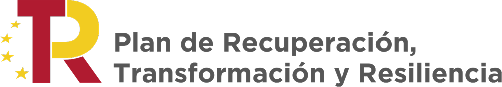 Logo plan de Recuperación, transformación y resilicencia